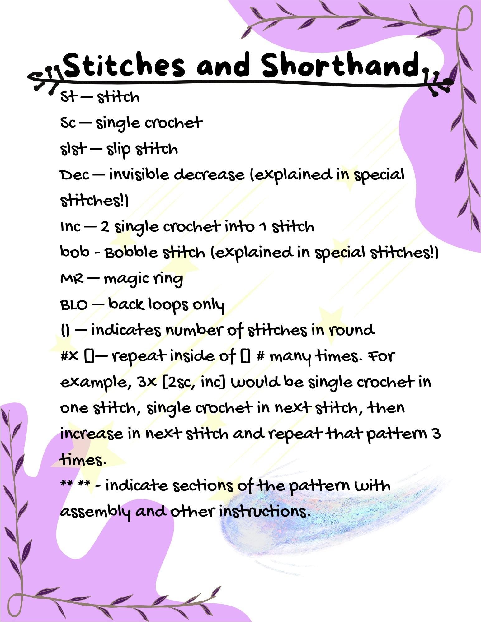 Meteor Muncher Crochet Pattern