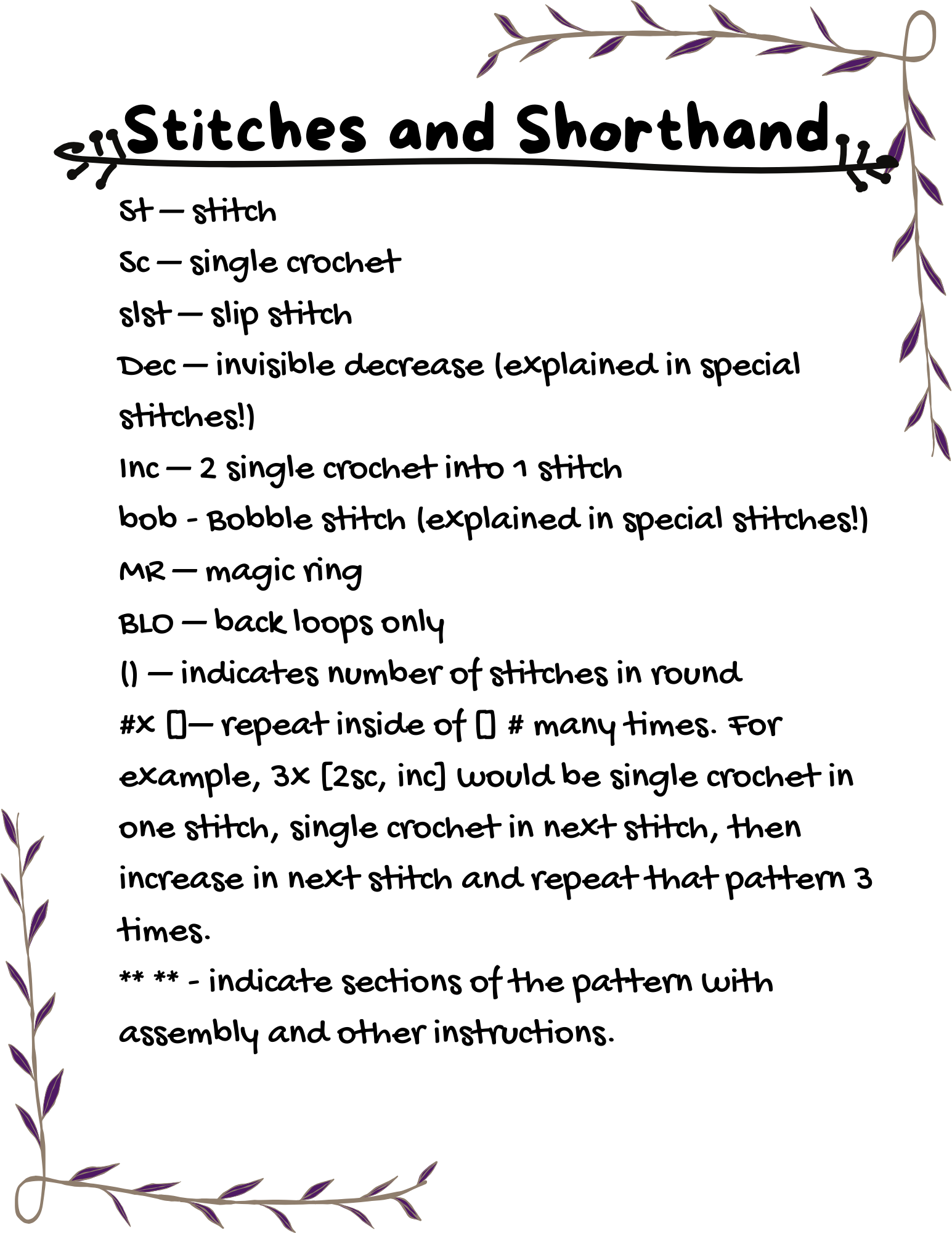 Meteor Muncher Crochet Pattern