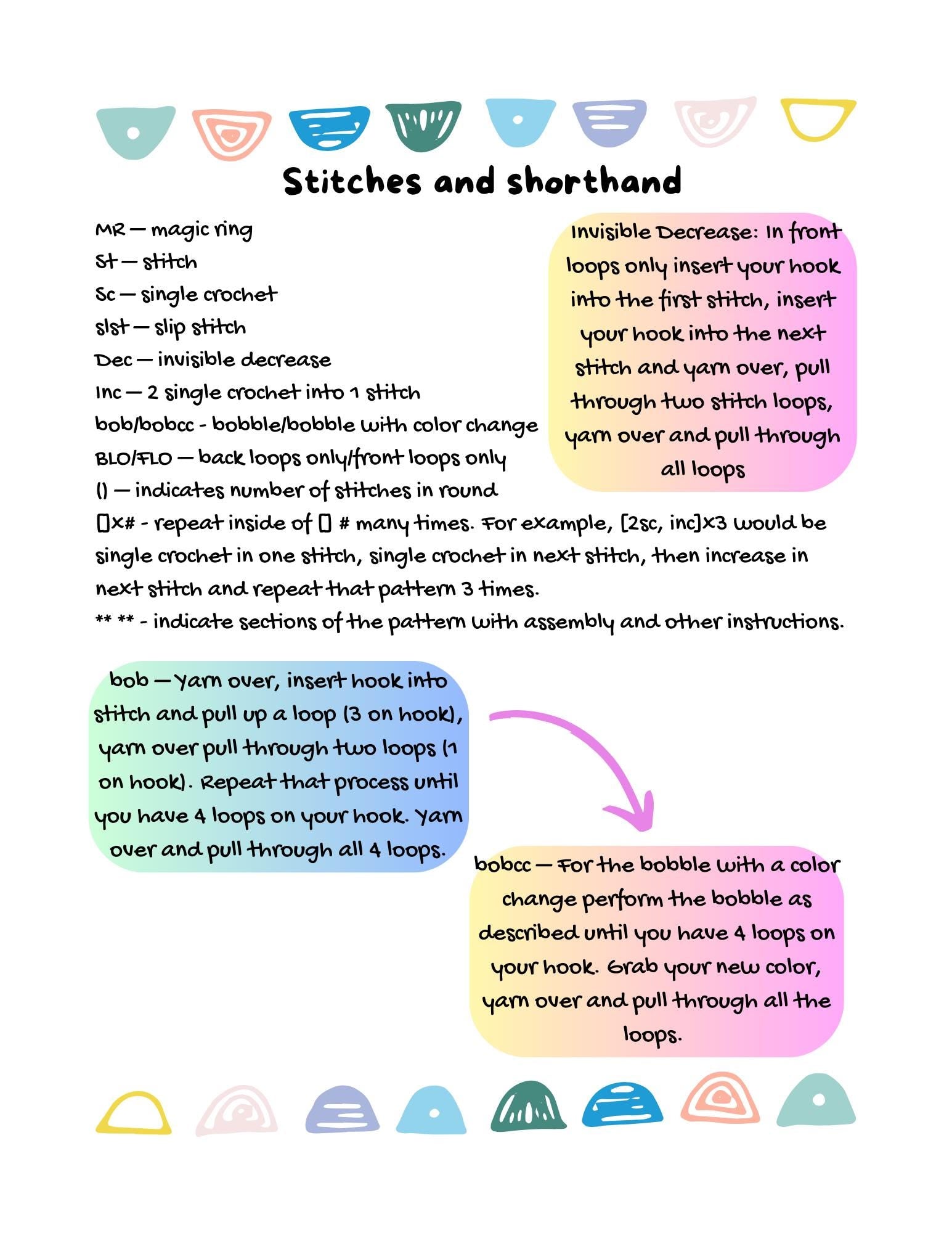 No-Sew Ducky in a Frog Hat Pop Crochet Pattern