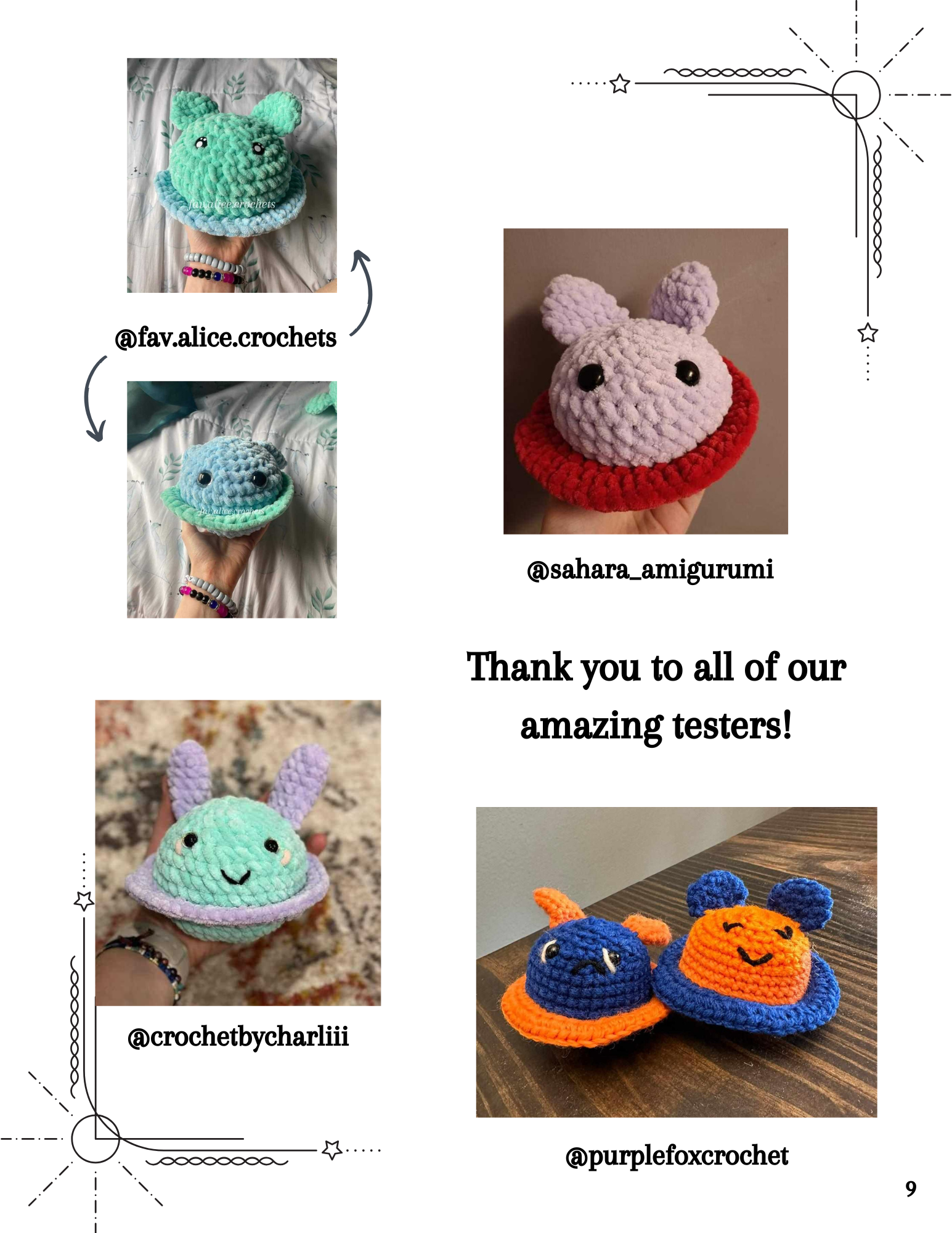 No-Sew Space Buddies Crochet Pattern