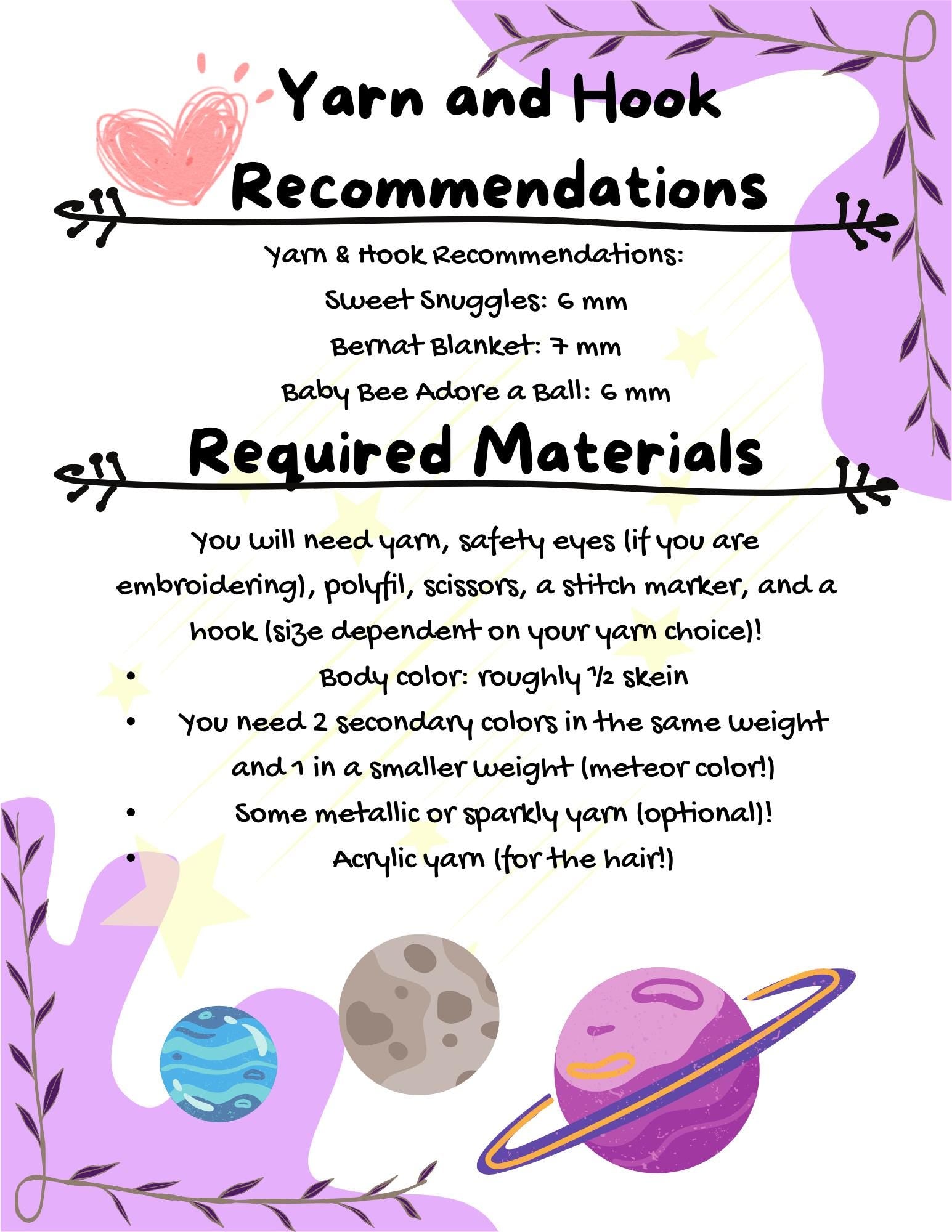 Meteor Muncher Crochet Pattern