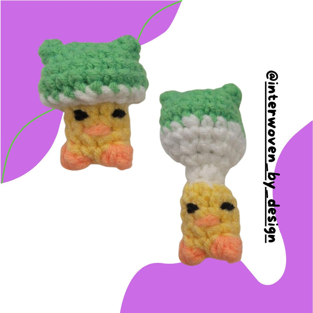 No-Sew Ducky in a Frog Hat Pop Crochet Pattern